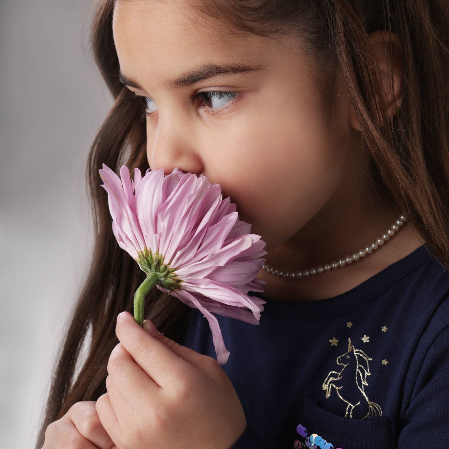 Cherished Moments- Girls Sterling Silver Pearl Kids Necklace Jewelry