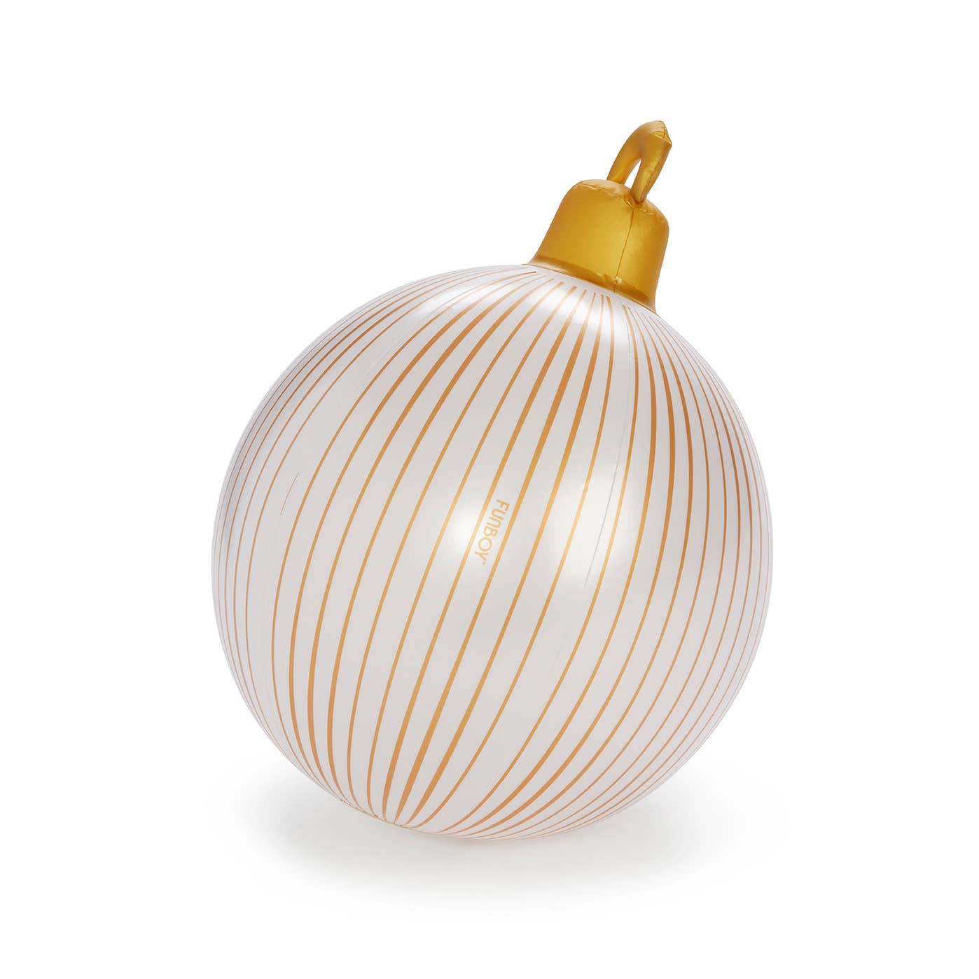 FUNBOY - Vintage Stripe Light Up Christmas Ornament Holiday Balls - 3 Pack