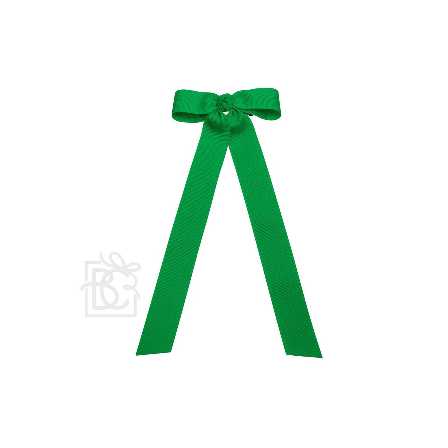 Beyond Creations, LLC - FLAT BOW W/ 7" STREAMERS ON ALLIGATOR CLIP: 4.5" W/ 7" Streamers / RED