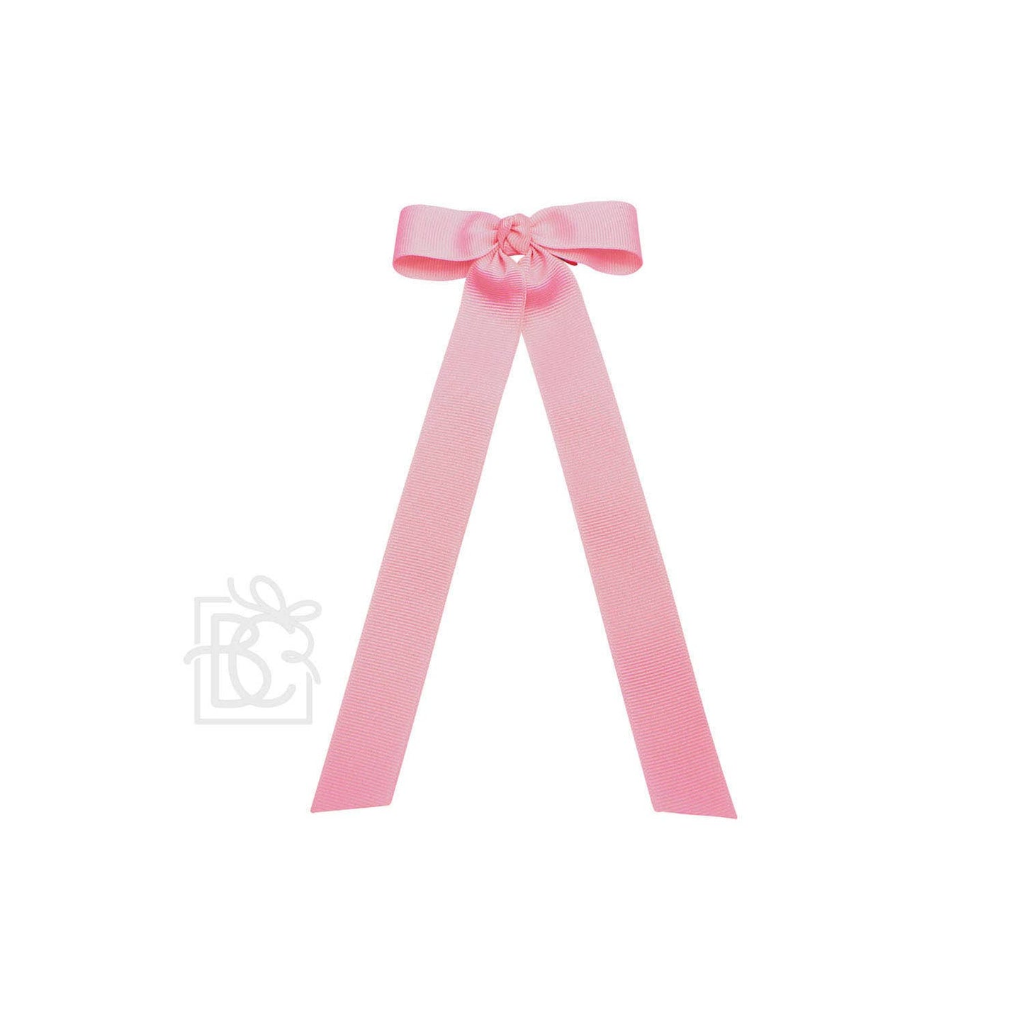 Beyond Creations, LLC - FLAT BOW W/ 7" STREAMERS ON ALLIGATOR CLIP: 4.5" W/ 7" Streamers / MILLENNIUM BLUE