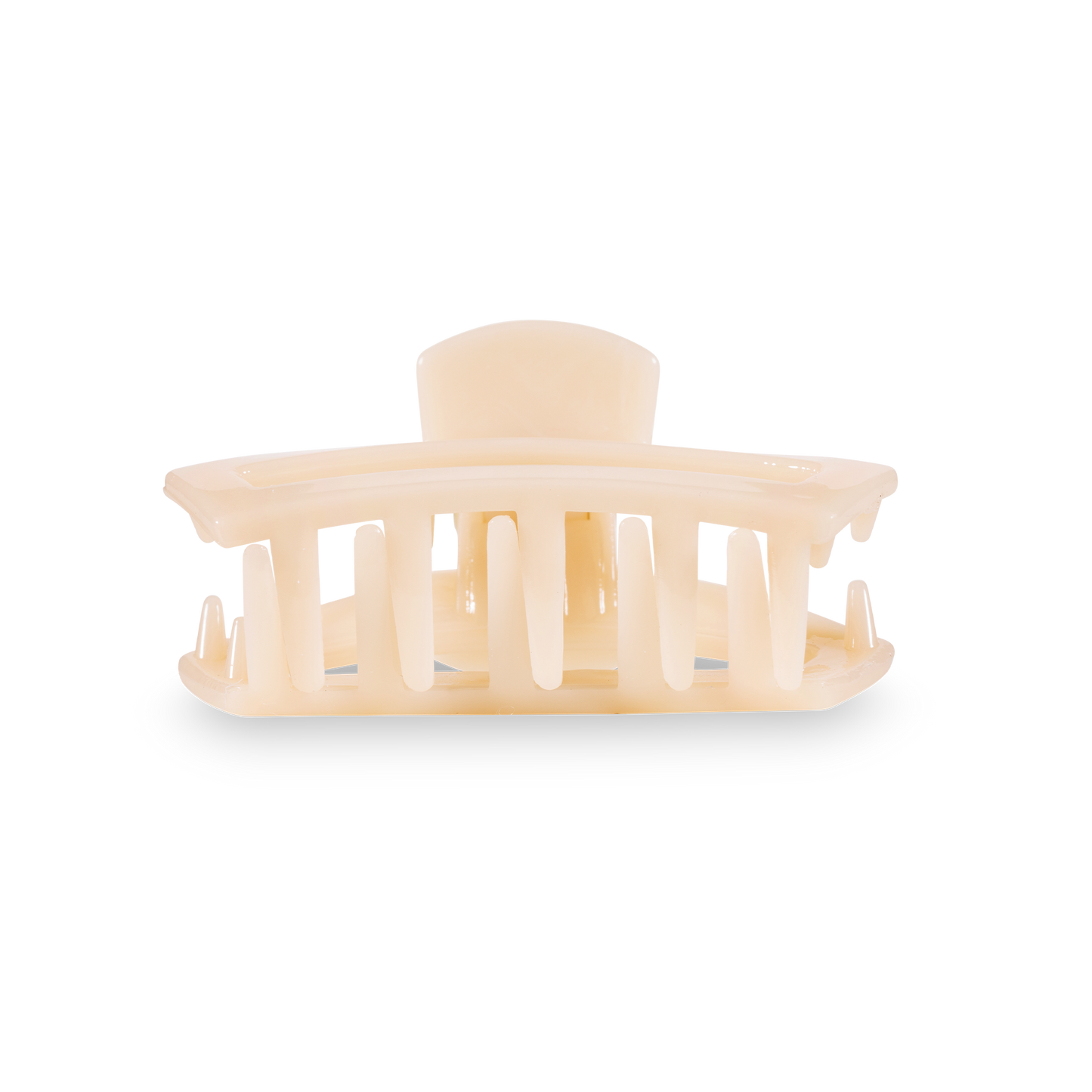 TELETIES - Open Hair Clip | Tiny | Almond Beige