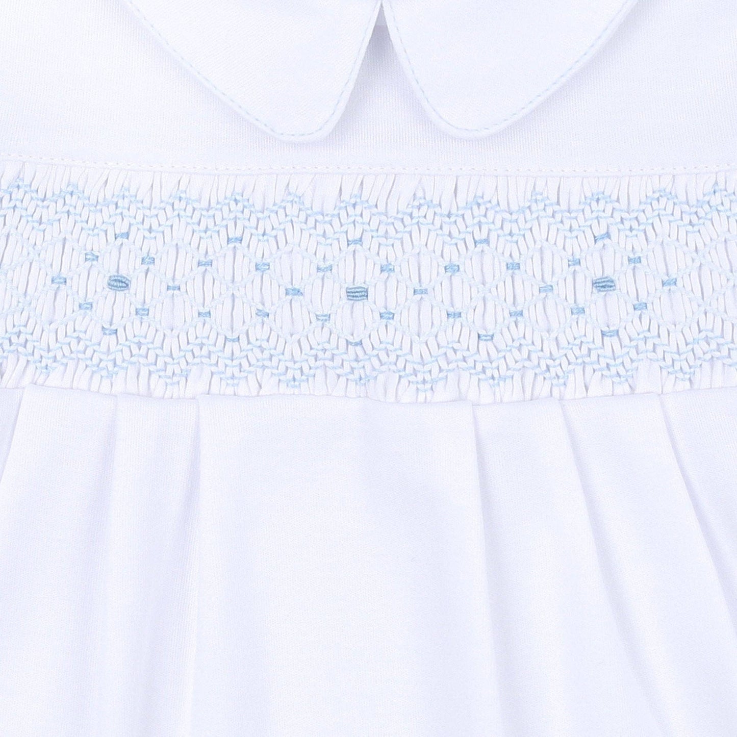 Magnolia Baby - Lilly & Lucas Smocked Pant Set - Blue: Newborn