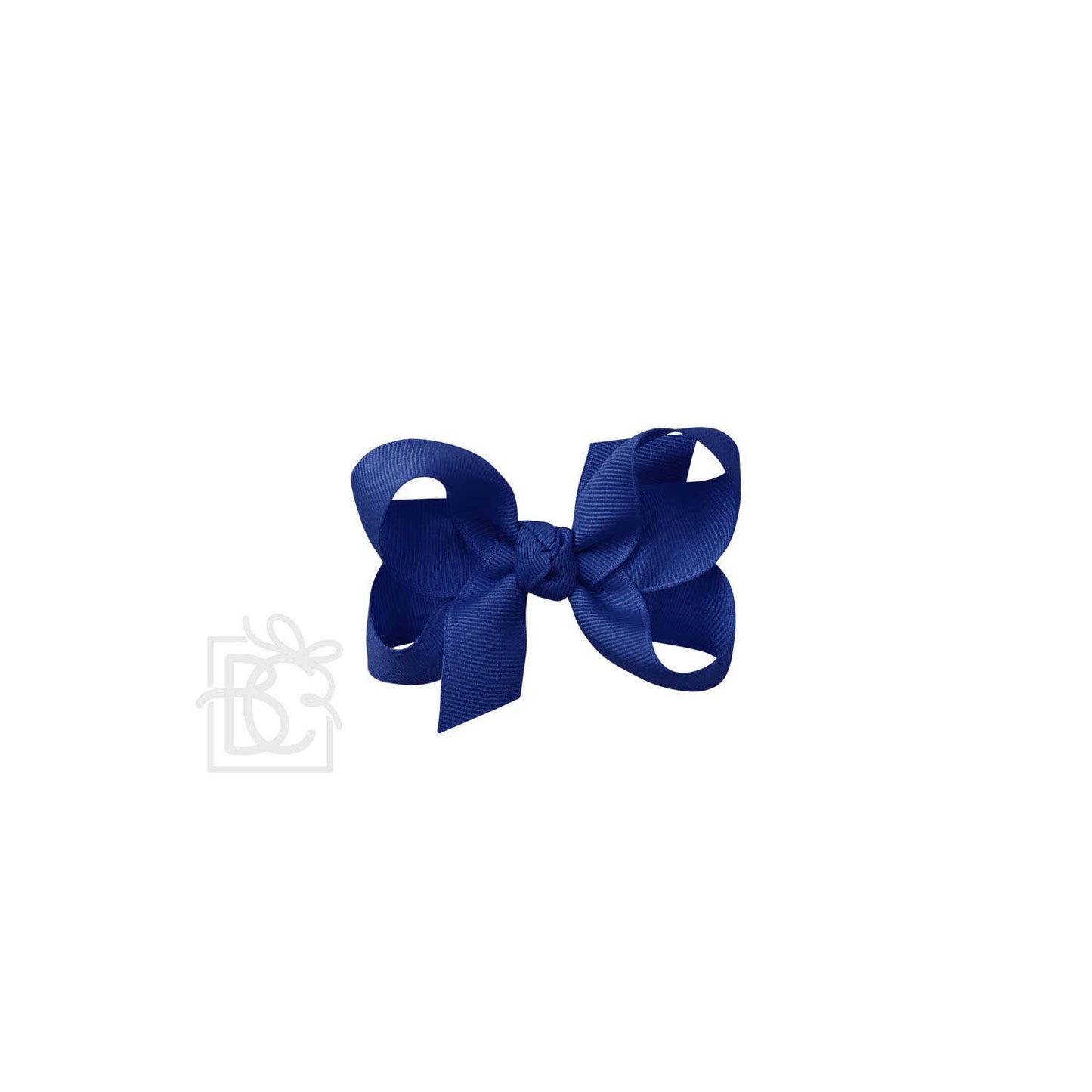 Beyond Creations, LLC - SIGNATURE GROSGRAIN BOW ON CLIP: 3.5" Medium - 7/8" Ribbon on Alligator Clip / ROYAL BLUE