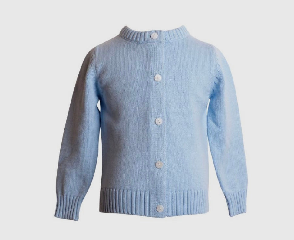 The Yellow Lamb- Carey Cardigan in Light Blue