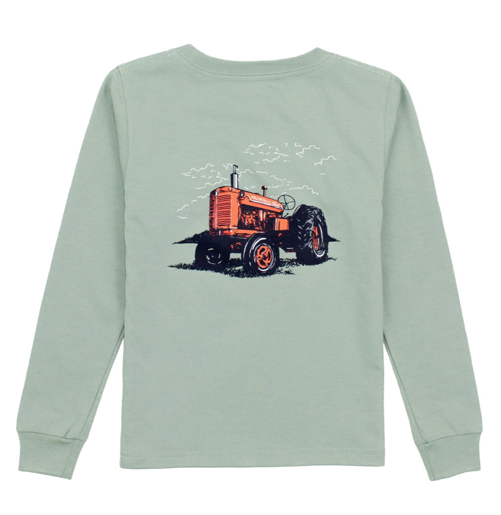 Properly Tied- Boys Tractor LS- Sage