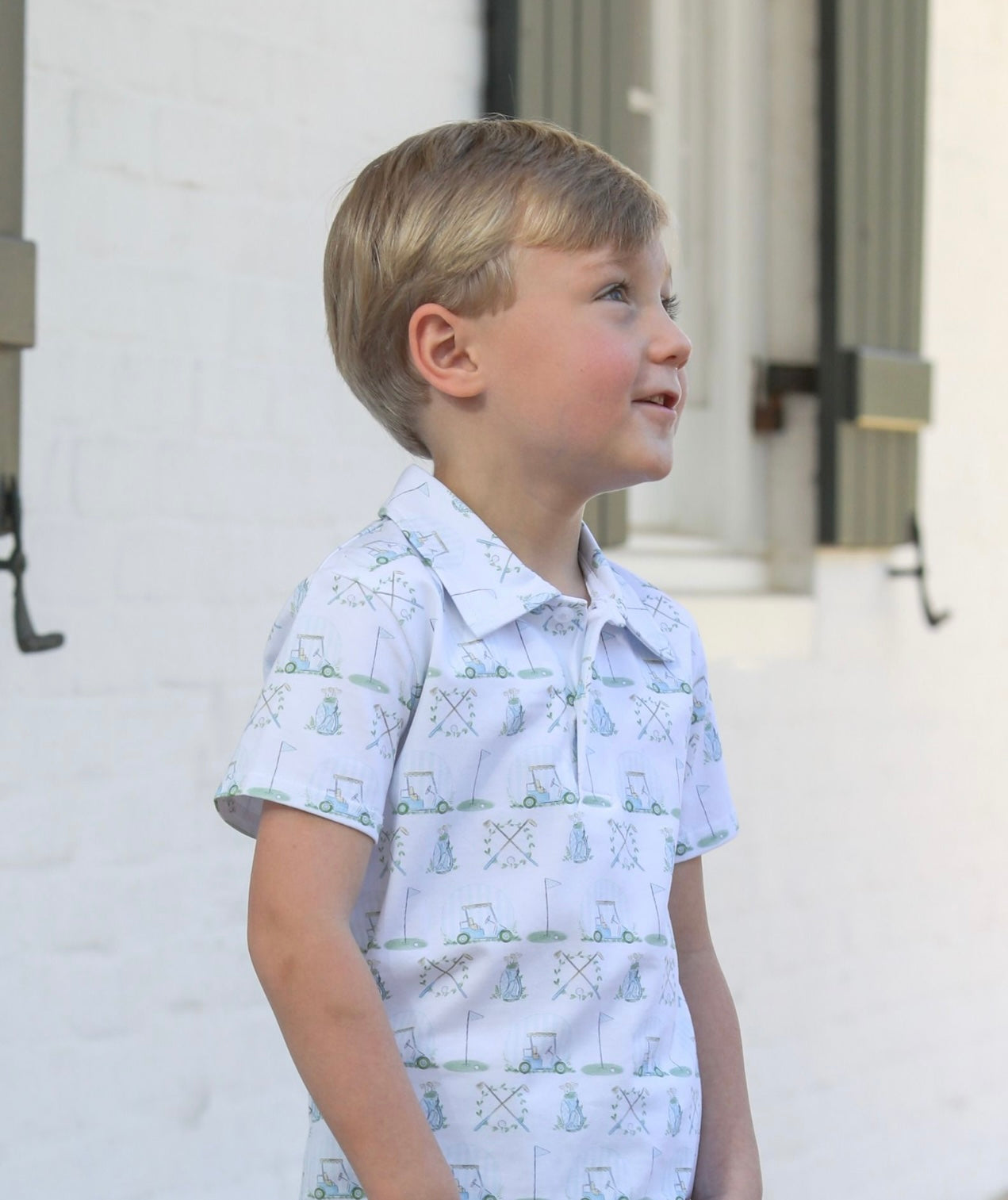 Trotter Street Kids- Hole In One Polo