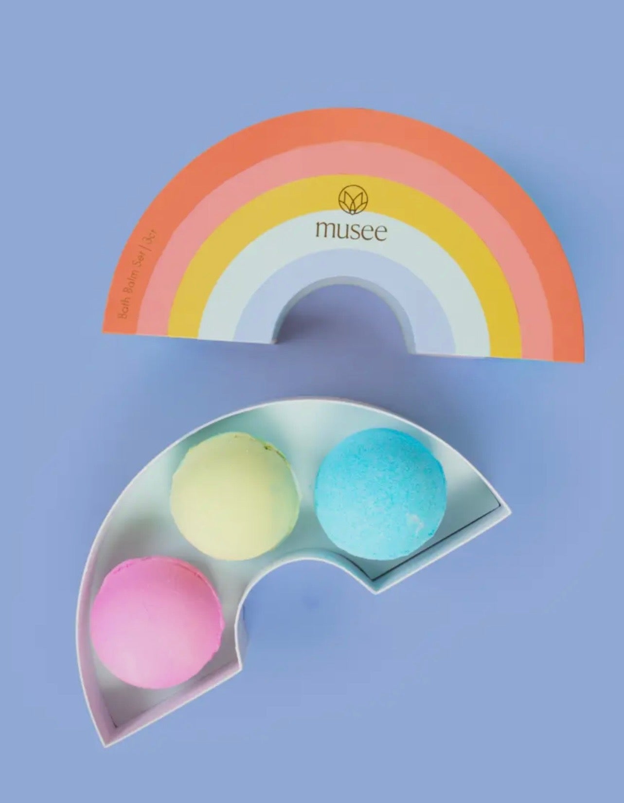 Musee- Rainbow Bath Bomb Set