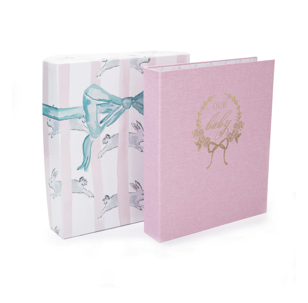 Over The Moon- “Our Baby” Memory Book- Pink