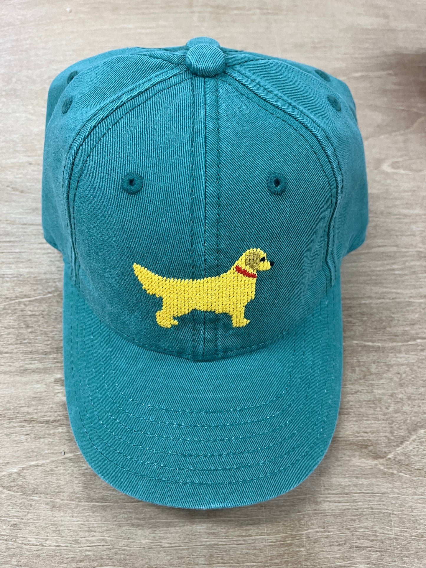 Harding Lane- Kids Golden Retriever Green Hat