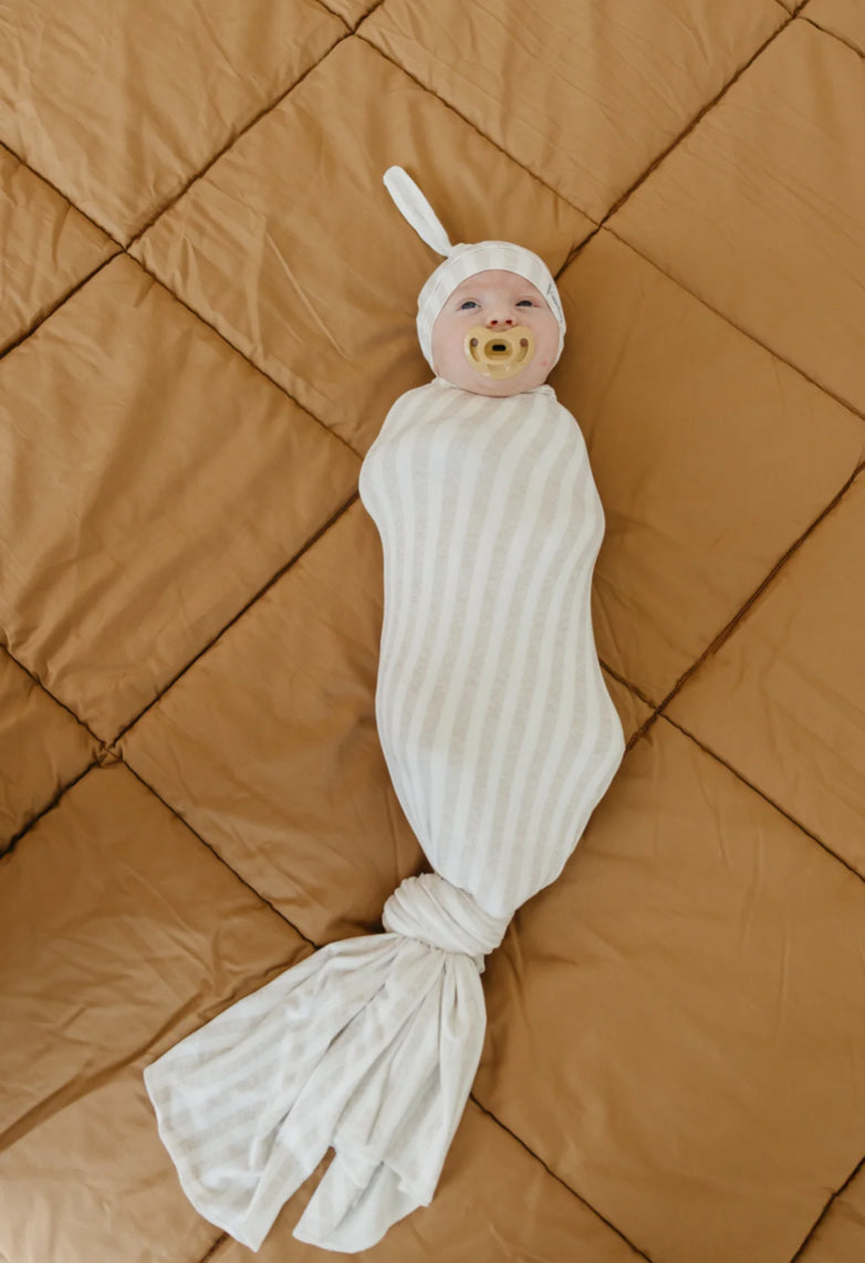 Copper Pearl- Swaddle Blanket- Coastal