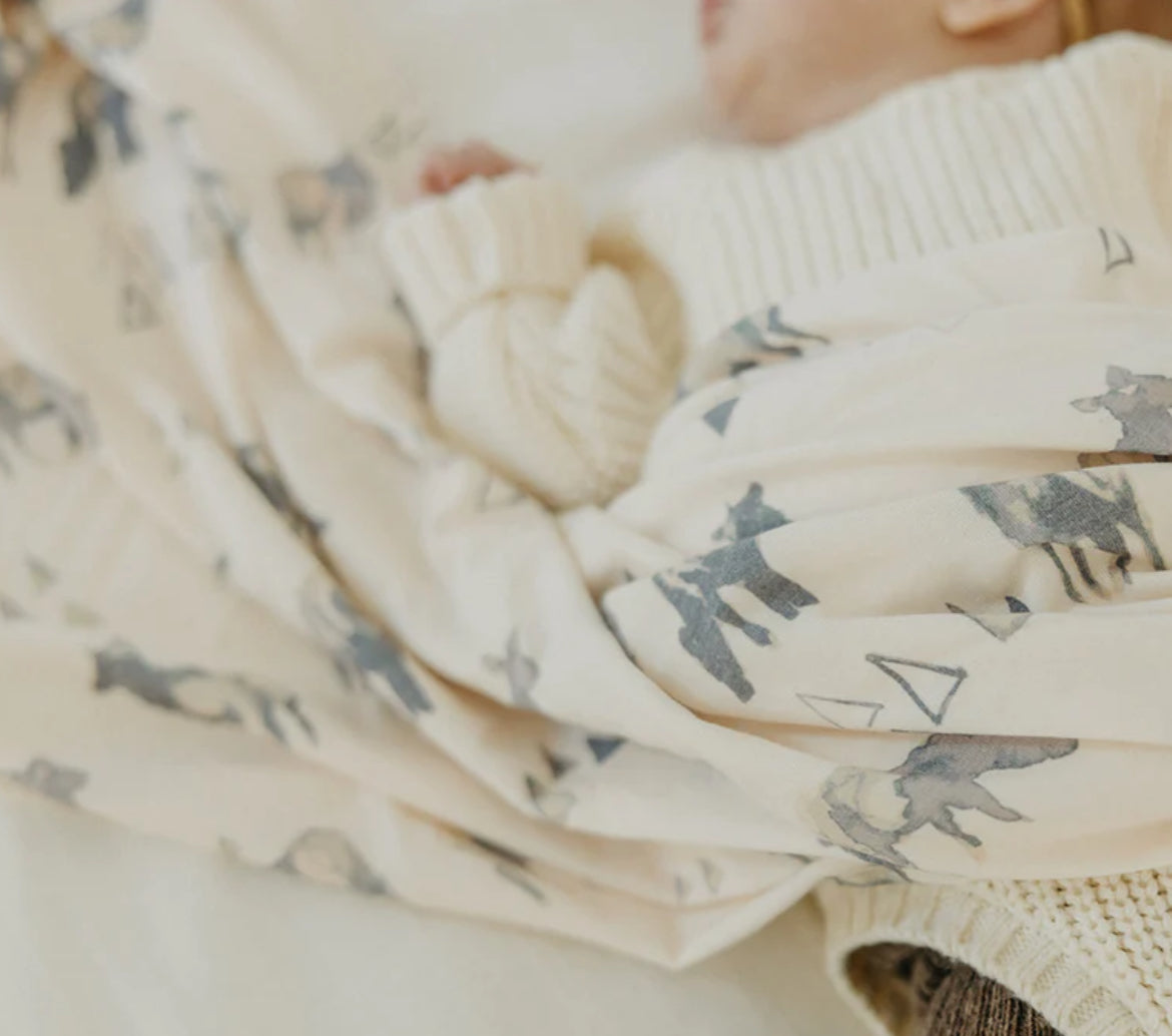 Copper Pearl- Swaddle Blanket- Cody
