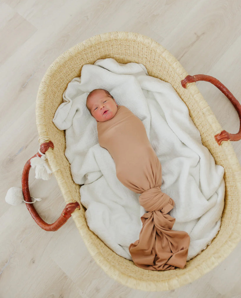 Copper Pearl- Swaddle Blanket- Pecan