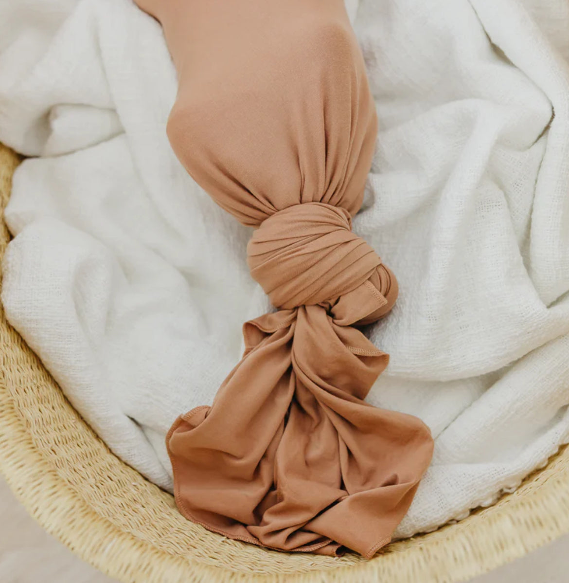 Copper Pearl- Swaddle Blanket- Pecan
