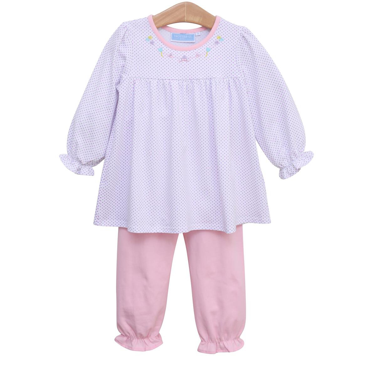 Trotter Street Kids- Magical Embroidery Pants Set