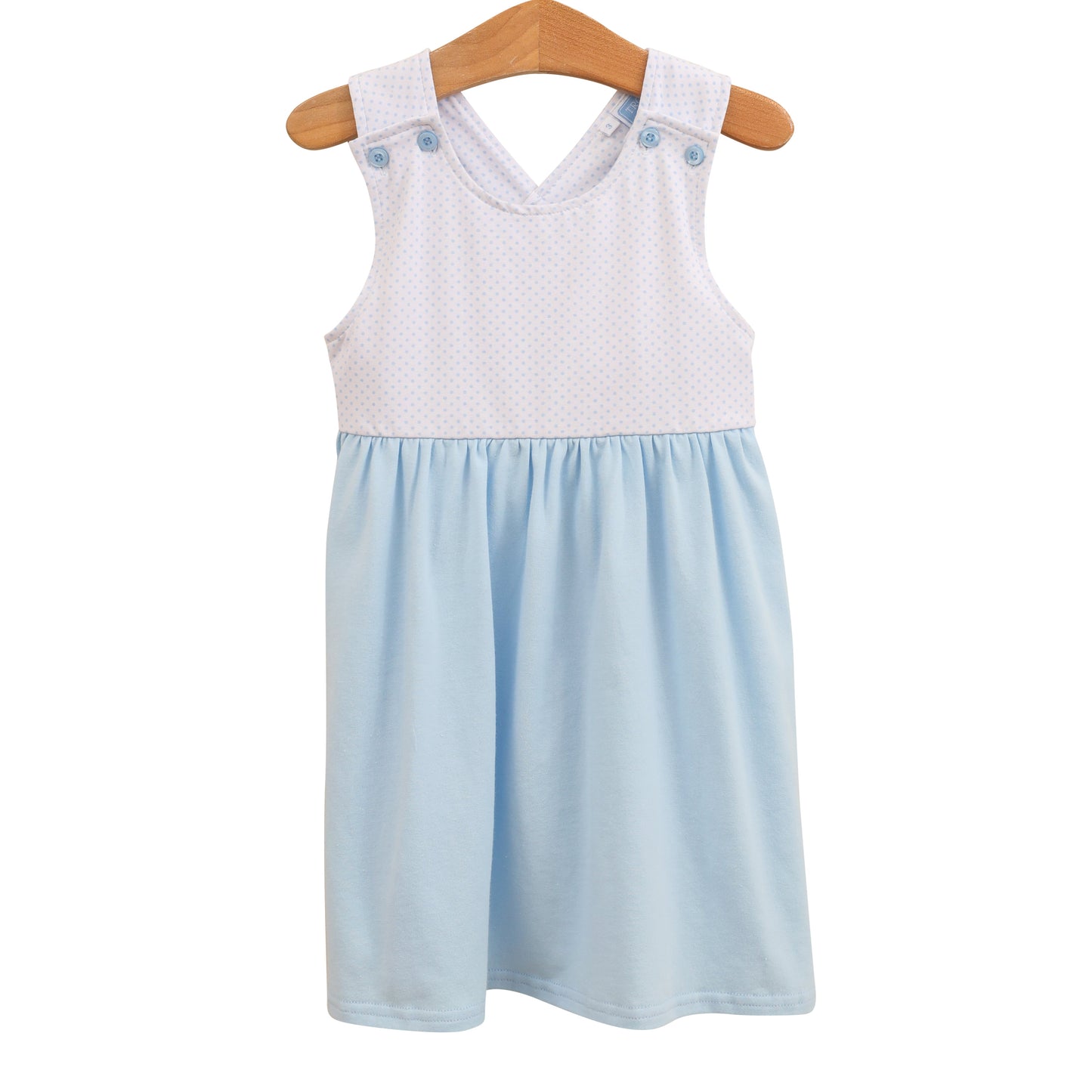 Trotter Street Kids- Addie Dress- Light Blue