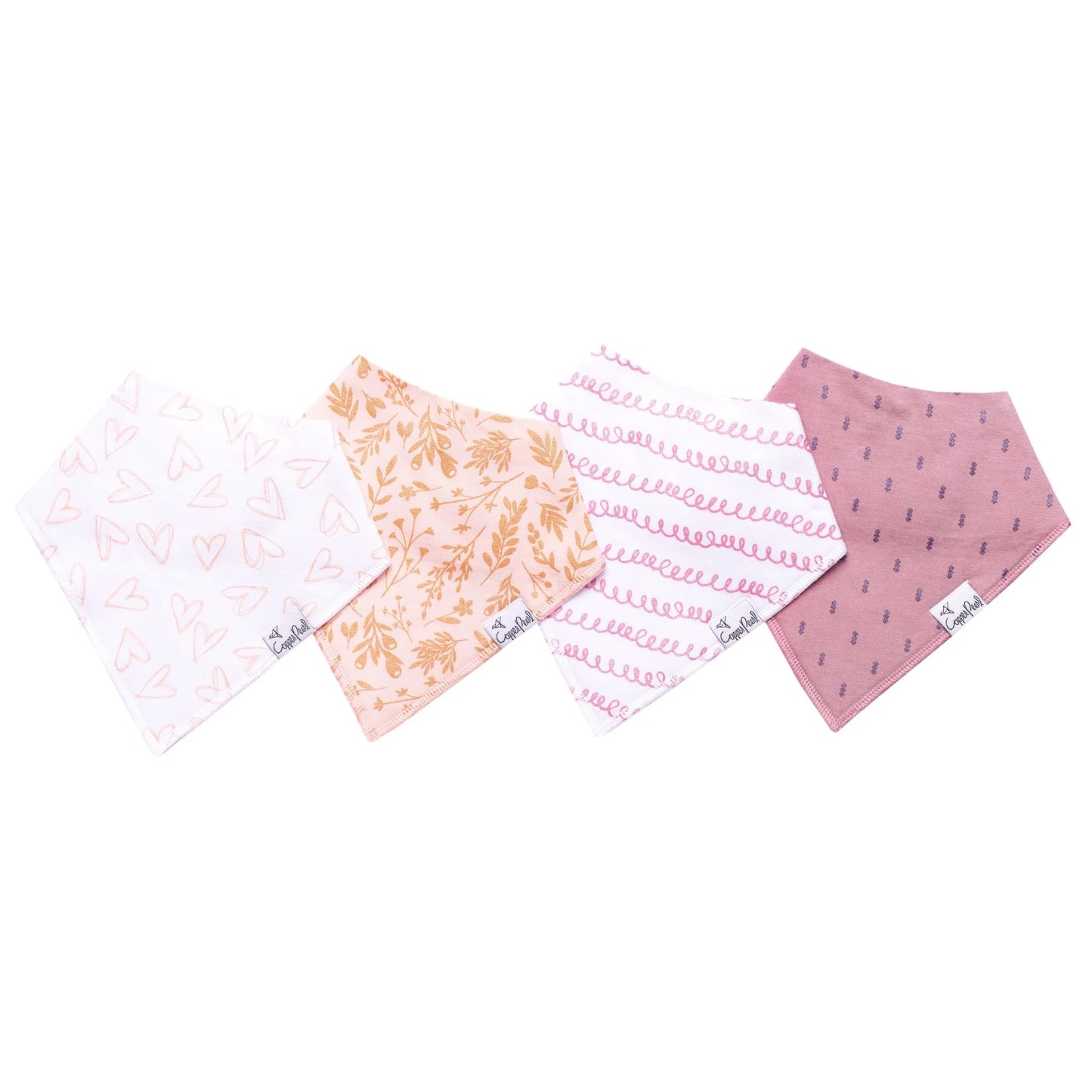 Copper Pearl- Bandana Bib- Lola