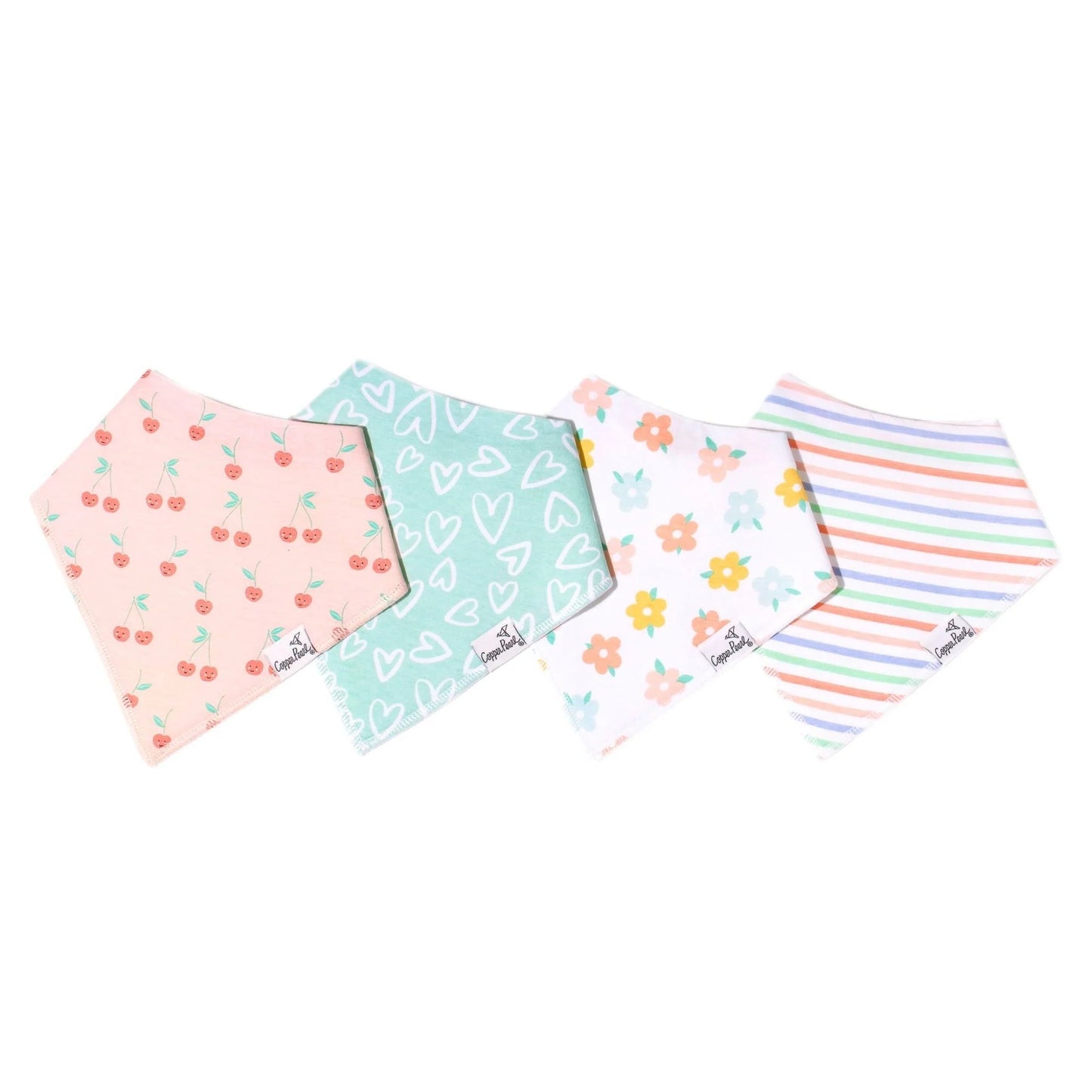 Copper Pearl- Bandana Bibs- Cheery