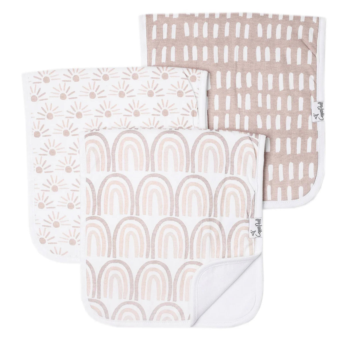 Copper Pearl- Premium Burp Cloths- Bliss