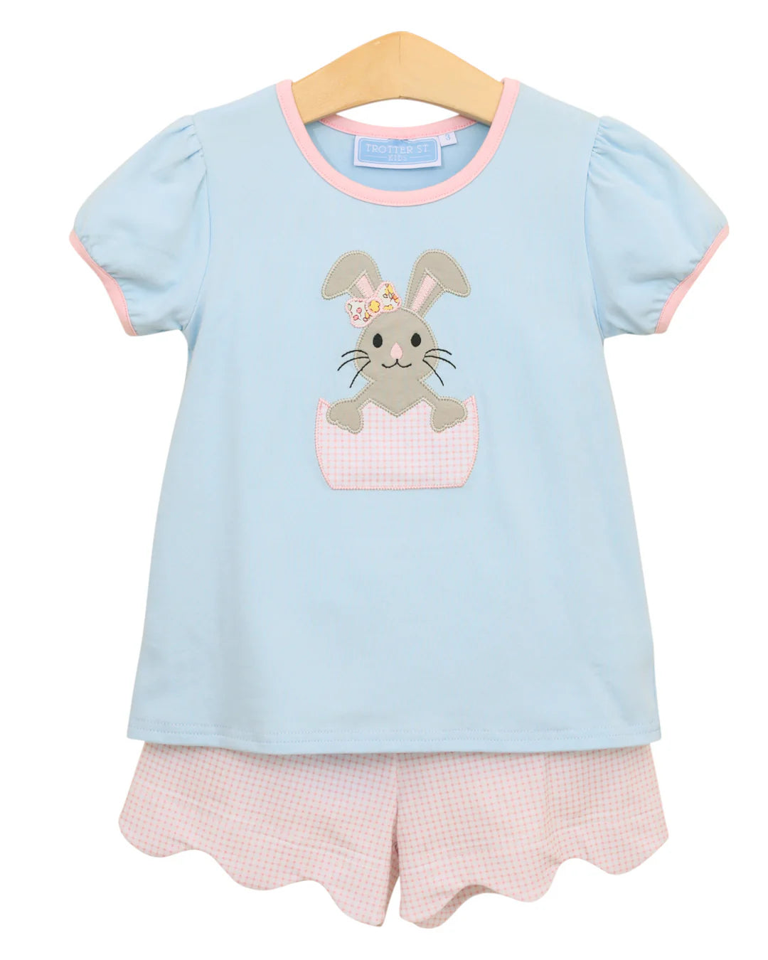 Trotter Street Kids- Bunny Short Set
