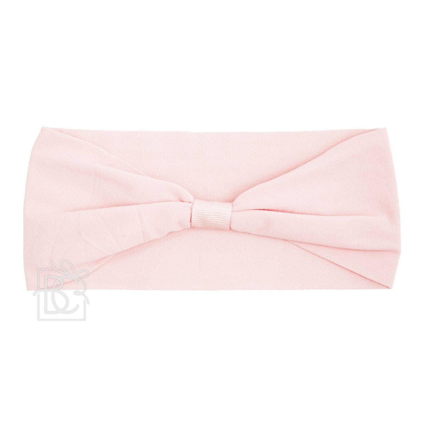 Beyond Creations, LLC - WIDE PANTYHOSE ADD-A-BOW HEADBAND: WHITE / 3+ Months