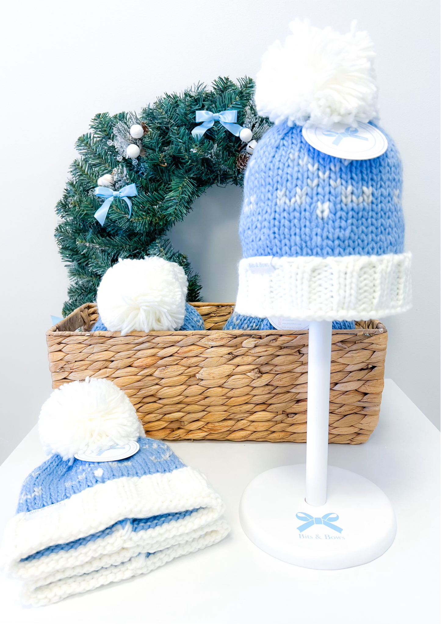 Bits & Bows - Golf Bobble Hat