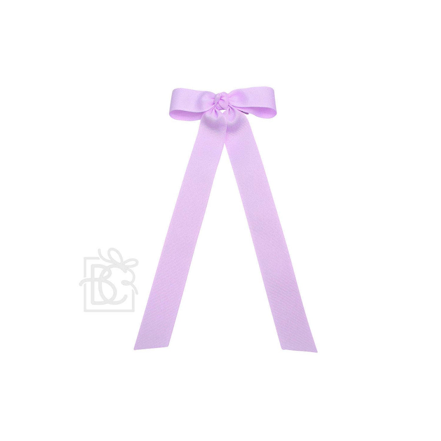 Beyond Creations, LLC - FLAT BOW W/ 7" STREAMERS ON ALLIGATOR CLIP: 4.5" W/ 7" Streamers / MILLENNIUM BLUE