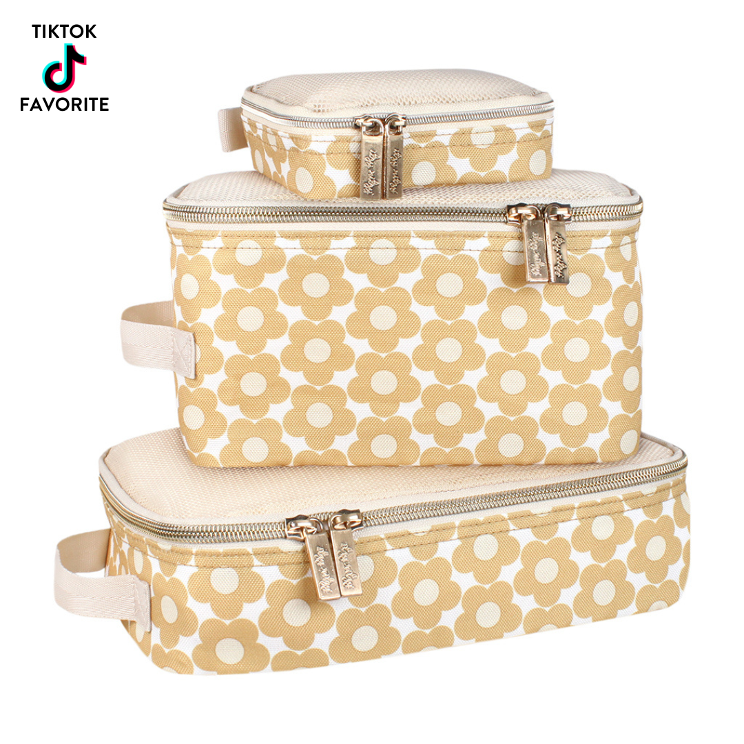 Itzy Ritzy - Milk & Honey Pack Like a Boss™ Packing Cubes