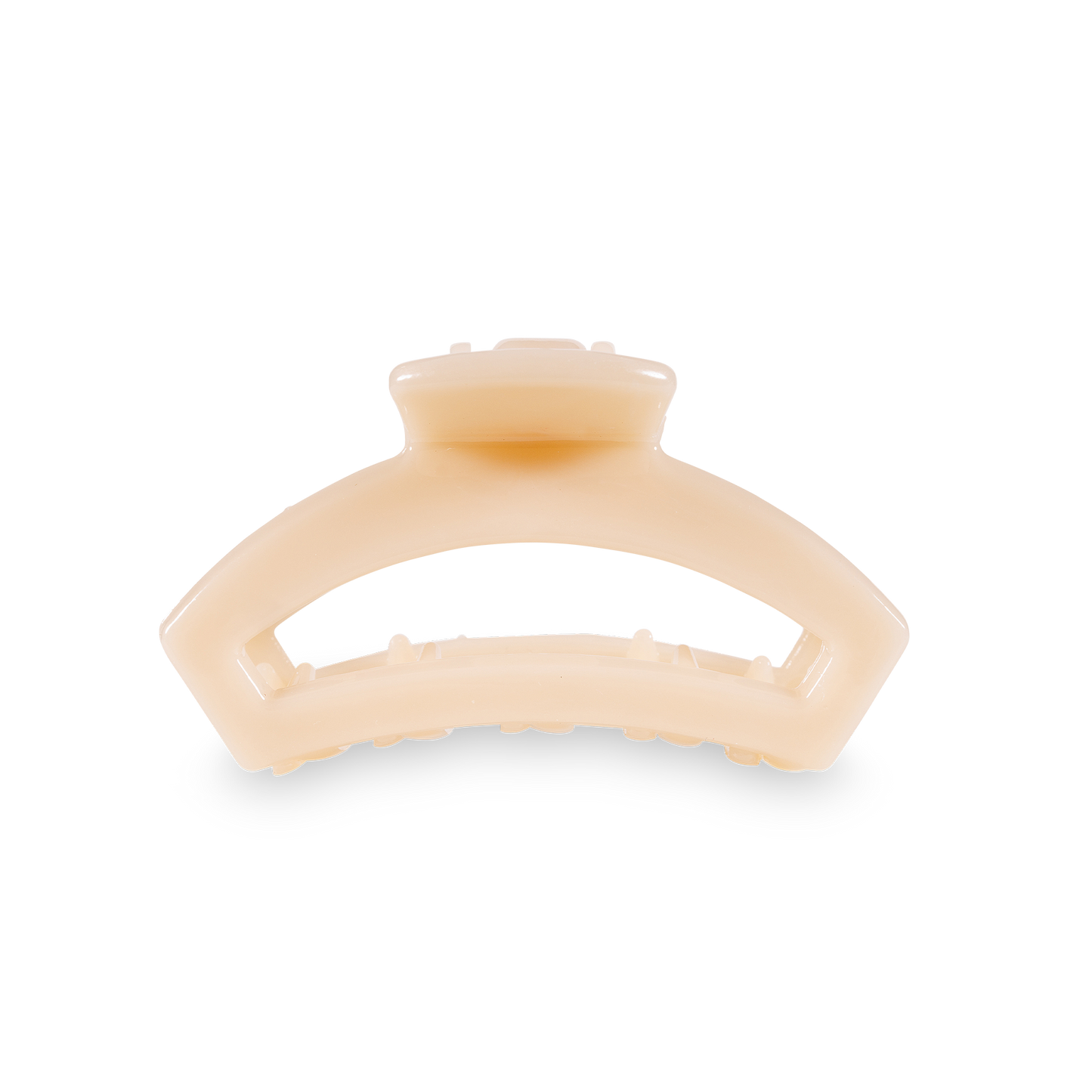 TELETIES - Open Hair Clip | Tiny | Almond Beige