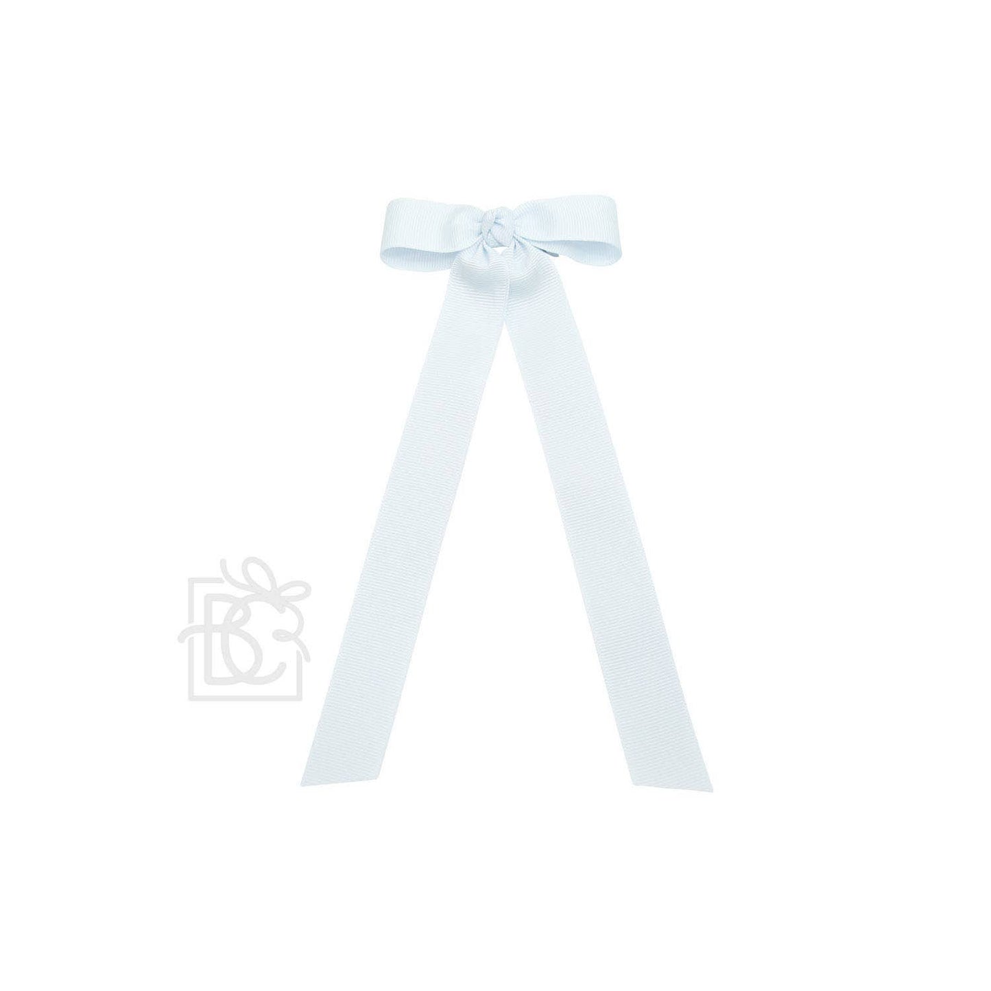 Beyond Creations, LLC - FLAT BOW W/ 7" STREAMERS ON ALLIGATOR CLIP: 4.5" W/ 7" Streamers / RED