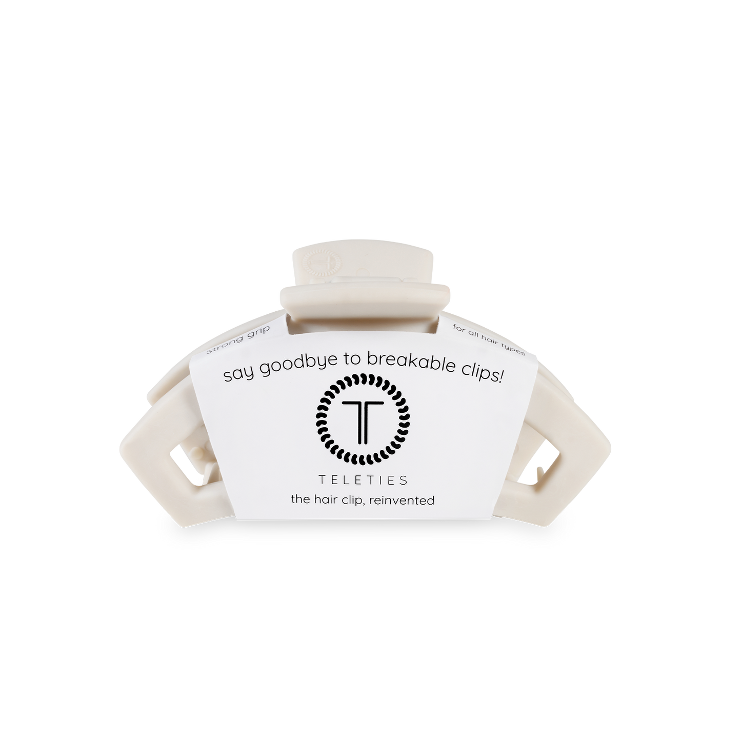 TELETIES - Open Hair Clip | Tiny | Toasted