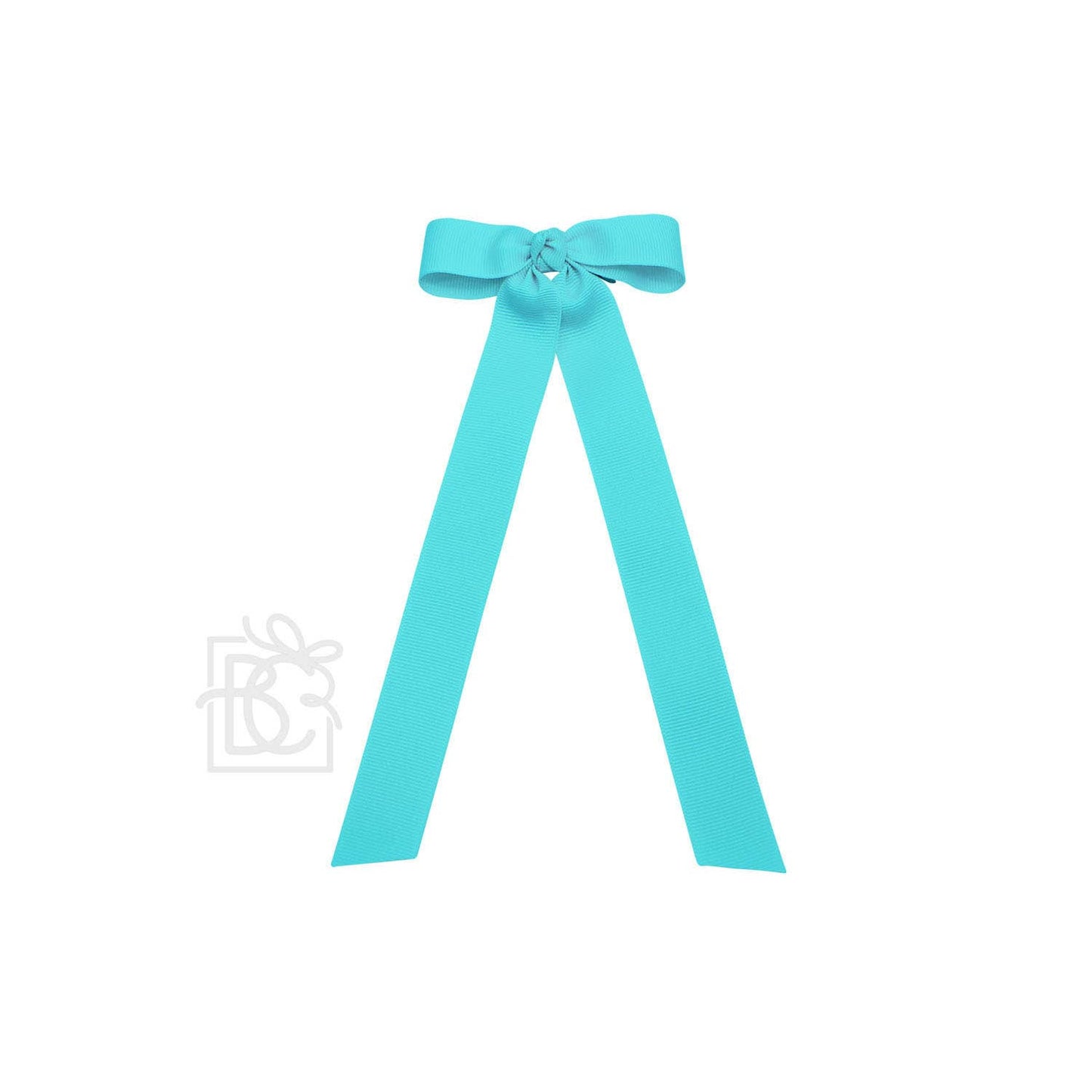 Beyond Creations, LLC - FLAT BOW W/ 7" STREAMERS ON ALLIGATOR CLIP: 4.5" W/ 7" Streamers / RED