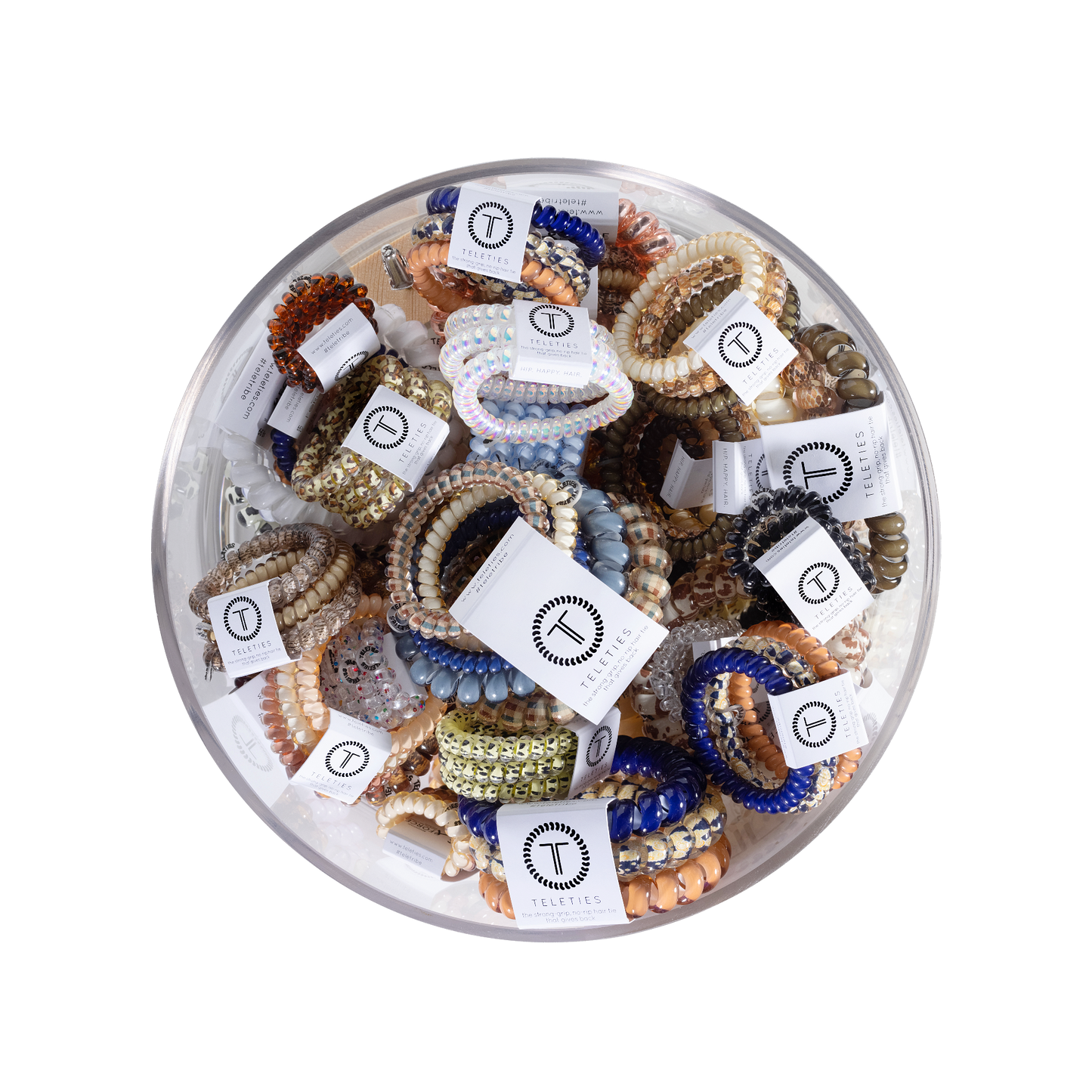 TELETIES - Spiral Hair Coil/Hair Tie Starter Kit