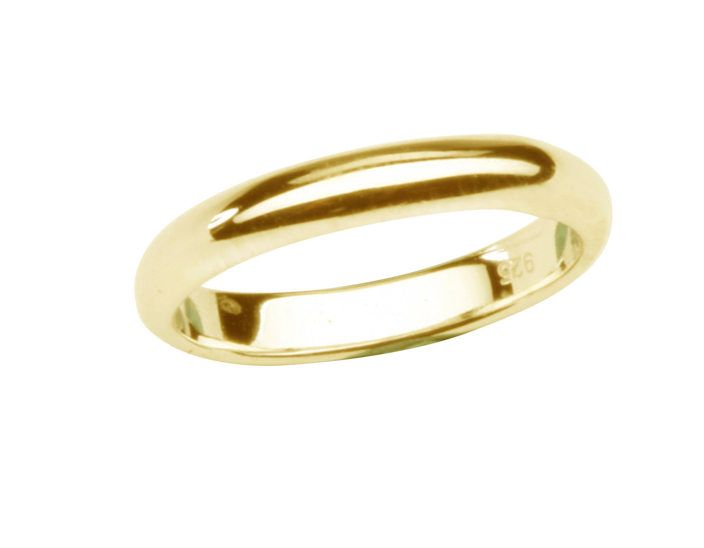 Cherished Moments - 14K Gold-Plated Baby Ring - 2mm Band