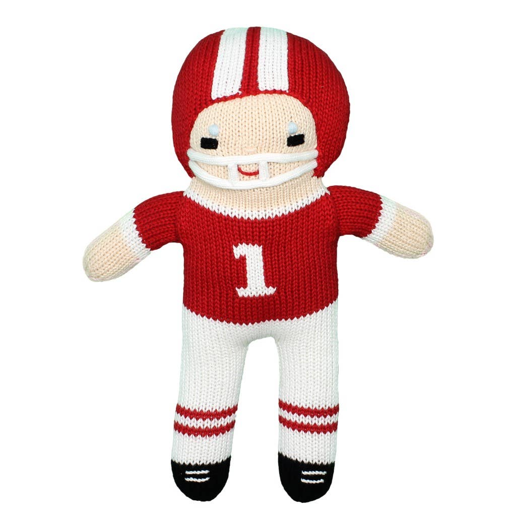 Petit Ami & Zubels - Football Player Knit Dolls