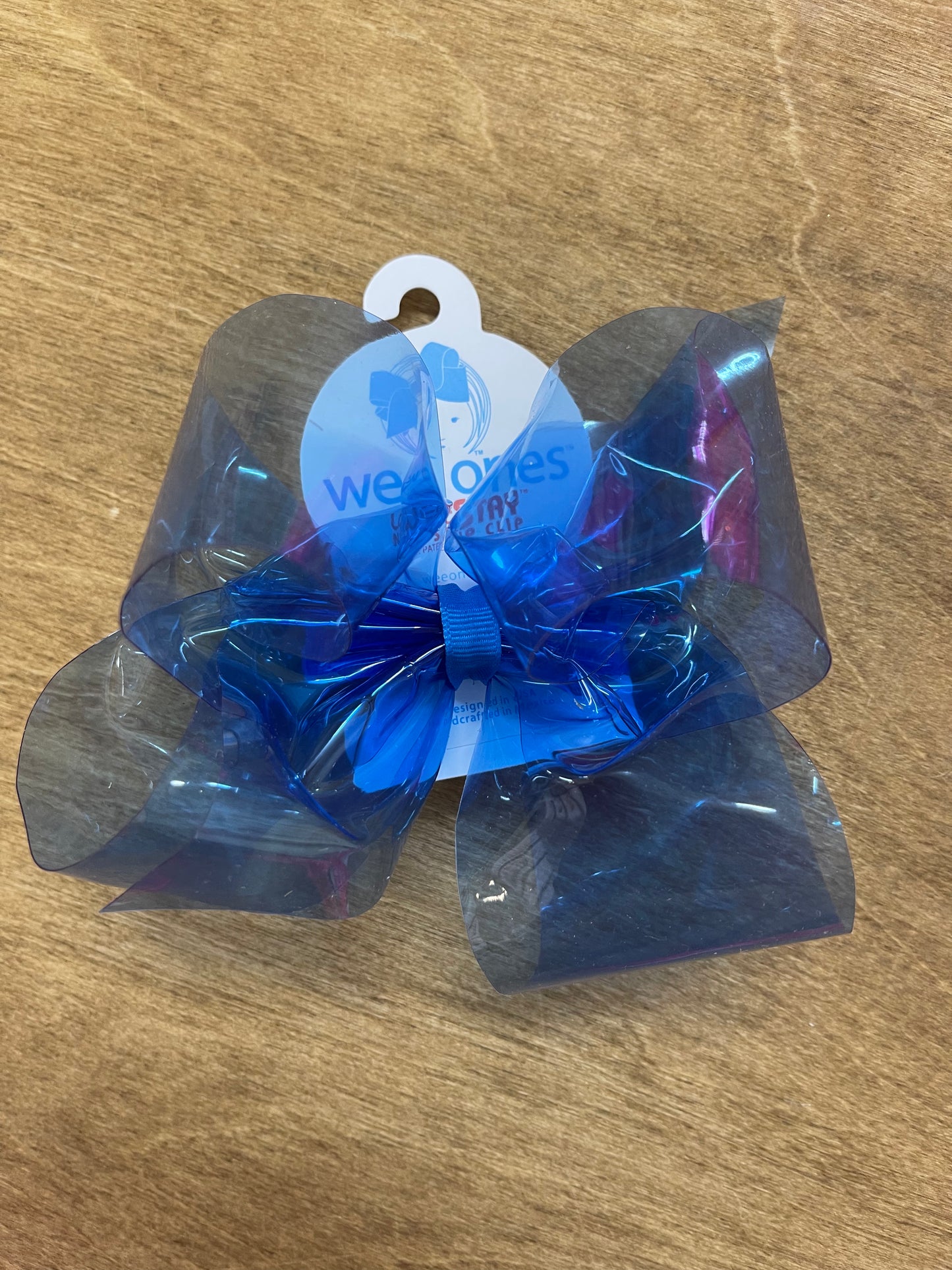 WeeSplash Vinyl Bow Blue-King