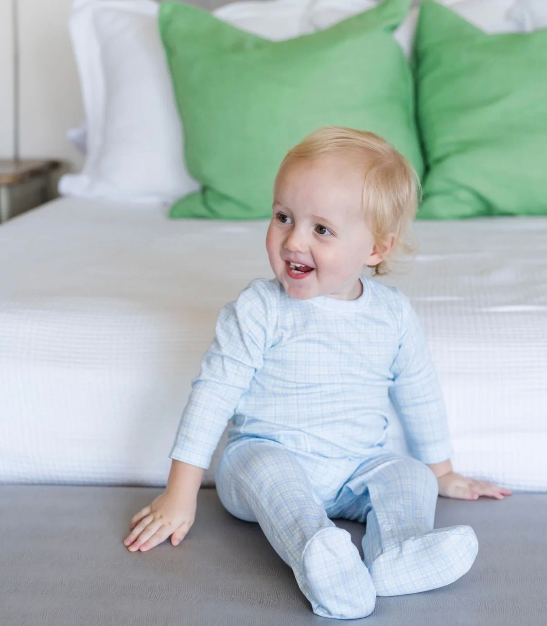 Lila&Hayes Preston Romper-Pastel Plaid