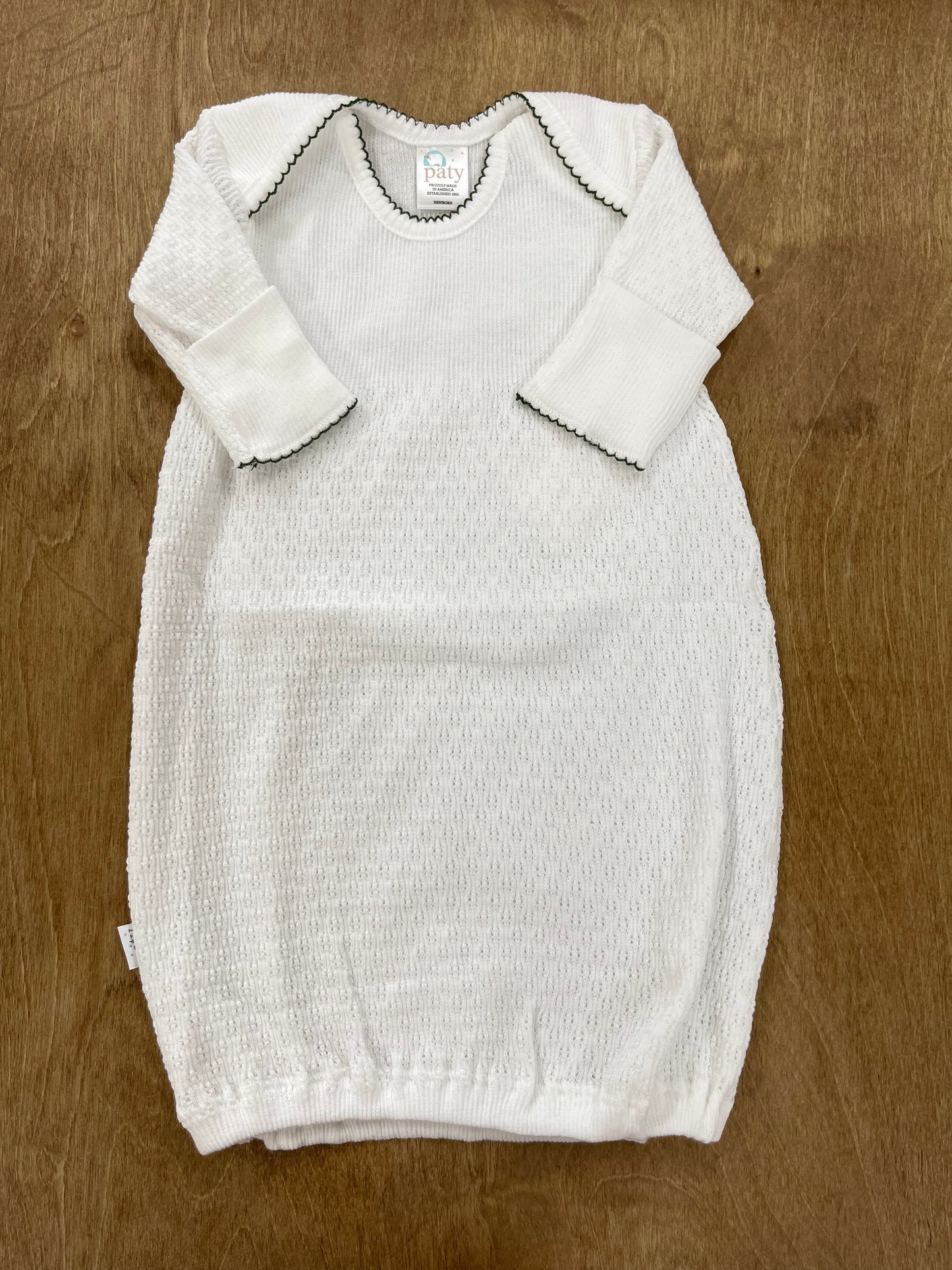 Paty Inc- Gown -White + Olive