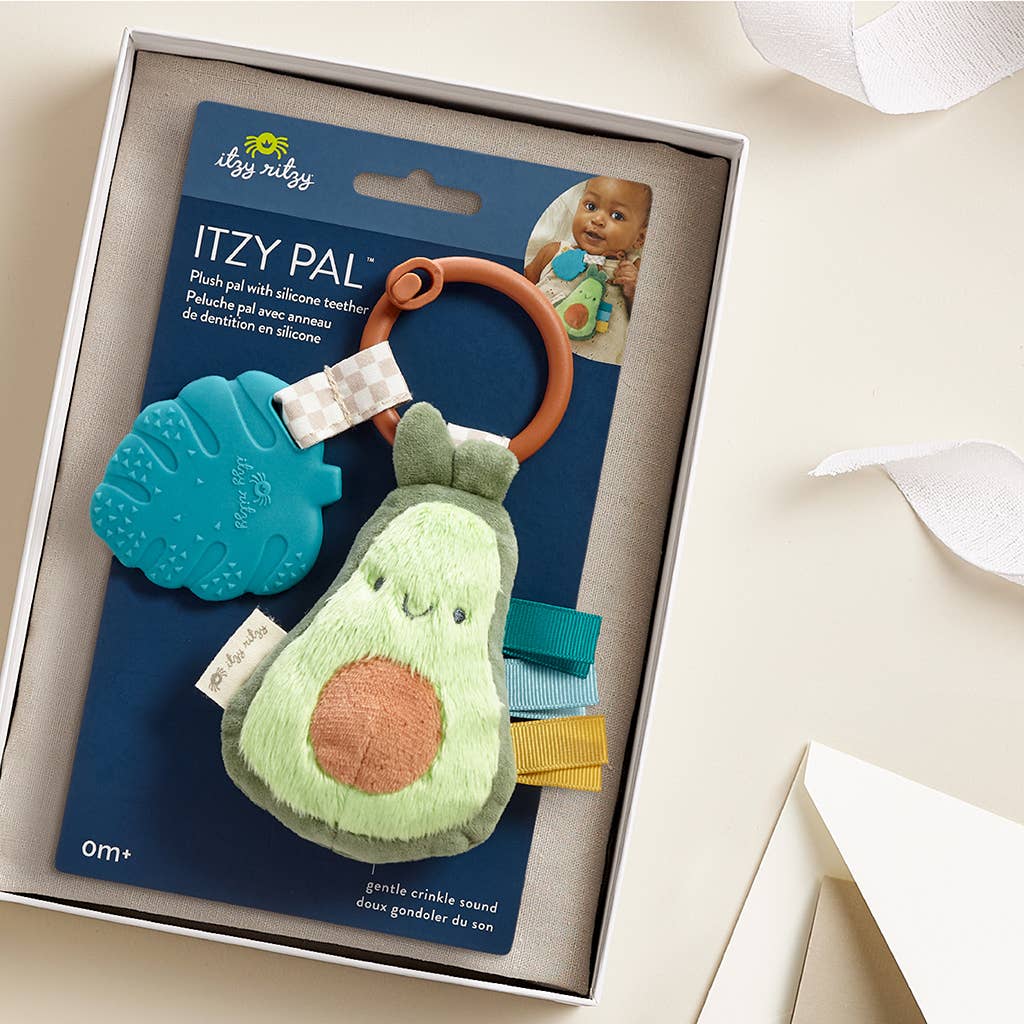 Itzy Ritzy - Itzy Pal Plush + Teether- Strawberry