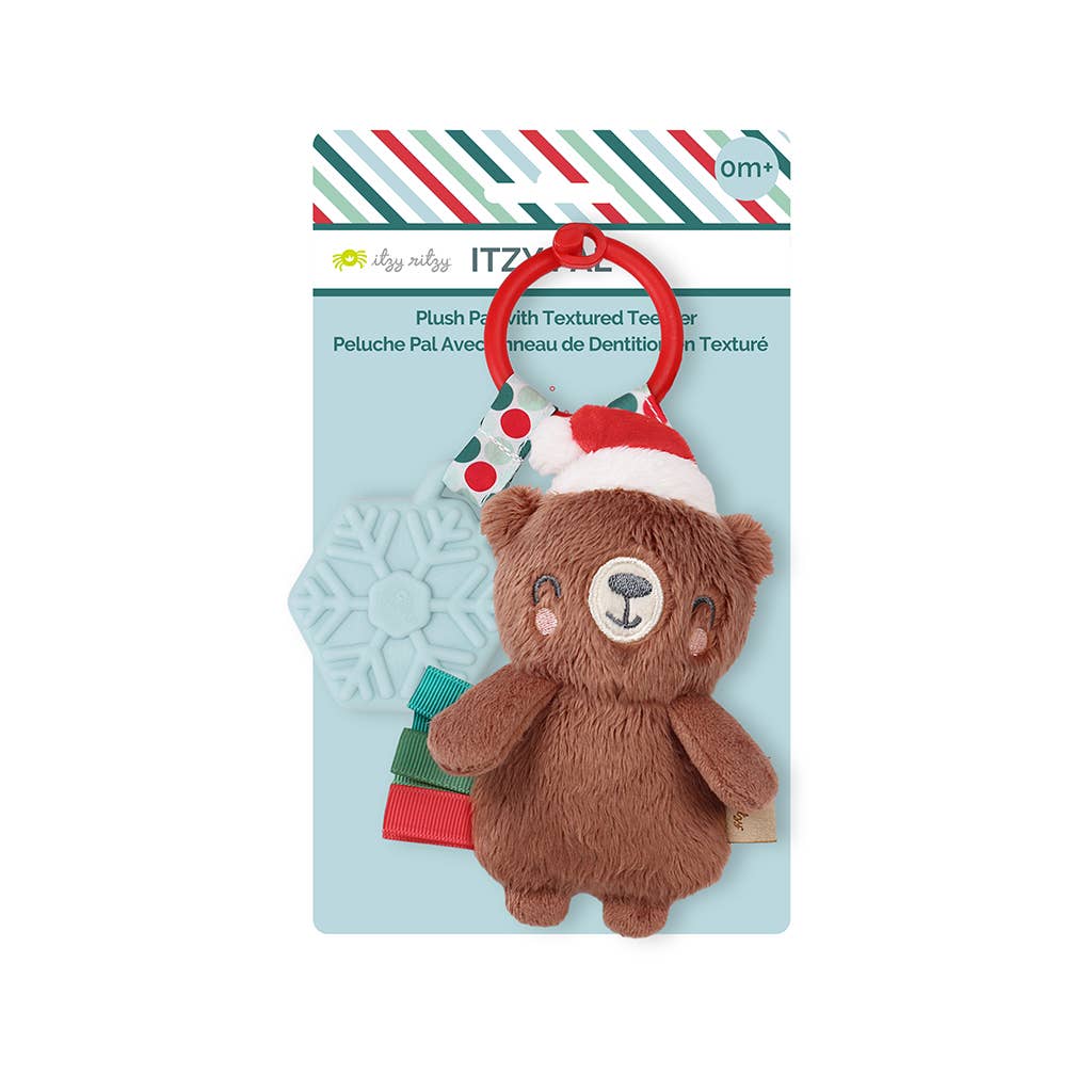 Itzy Ritzy - Holiday Itzy Pal™ Plush + Teether: Santa