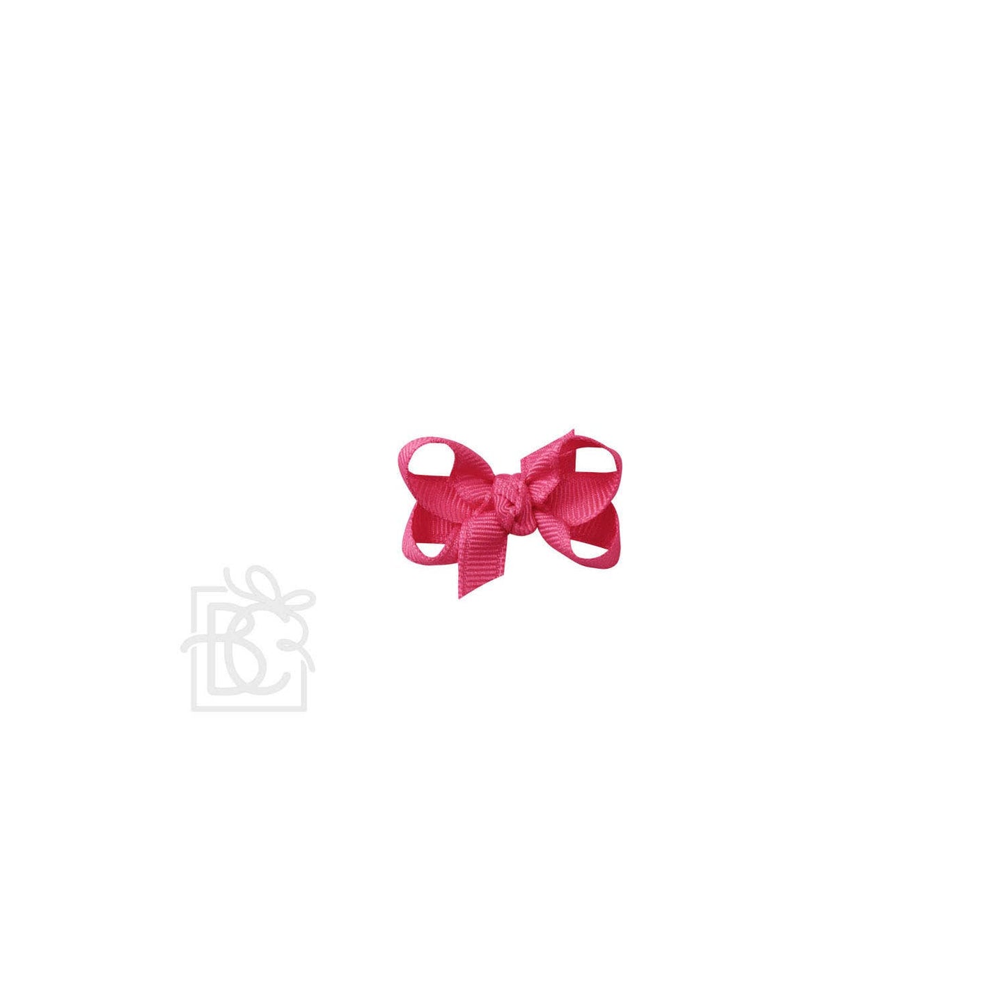 Beyond Creations, LLC - SIGNATURE GROSGRAIN BOW ON CLIP: 3.5" Medium - 7/8" Ribbon on Alligator Clip / MAUVE