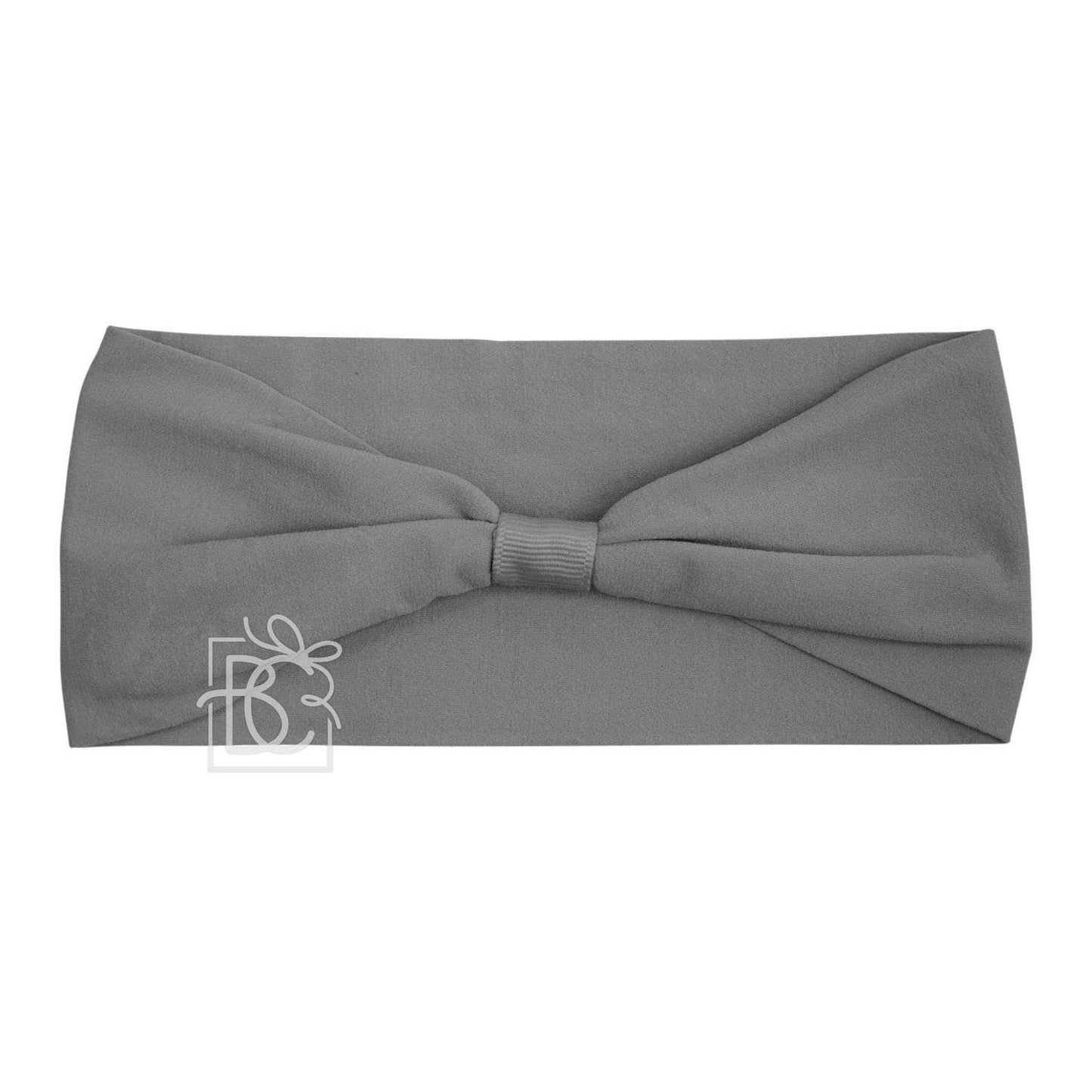 Beyond Creations, LLC - WIDE PANTYHOSE ADD-A-BOW HEADBAND: WHITE / 0-3 Months