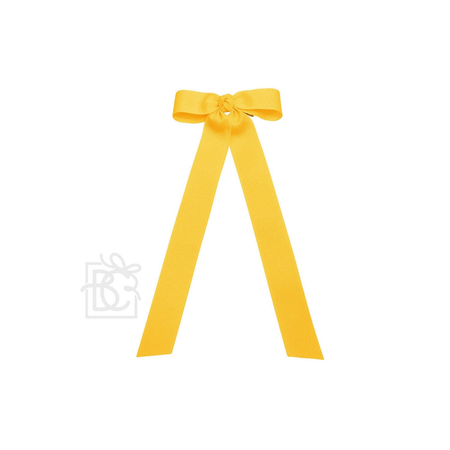 Beyond Creations, LLC - FLAT BOW W/ 7" STREAMERS ON ALLIGATOR CLIP: 4.5" W/ 7" Streamers / MILLENNIUM BLUE