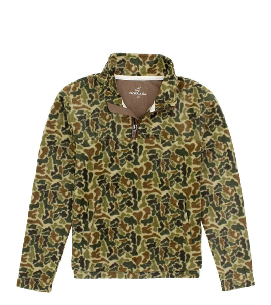 Properly Tied-Boys Sportsman Micro fleece Pullover-Vintage Camo