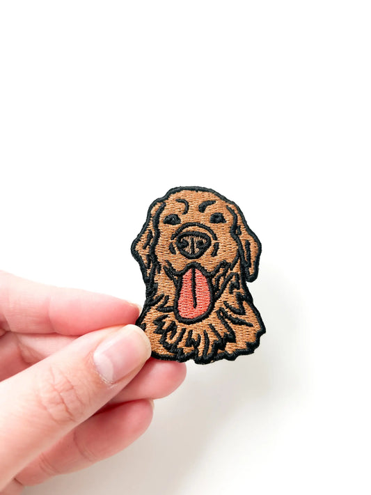 Field Trip Threads- Golden Retriever- Iron on Patch