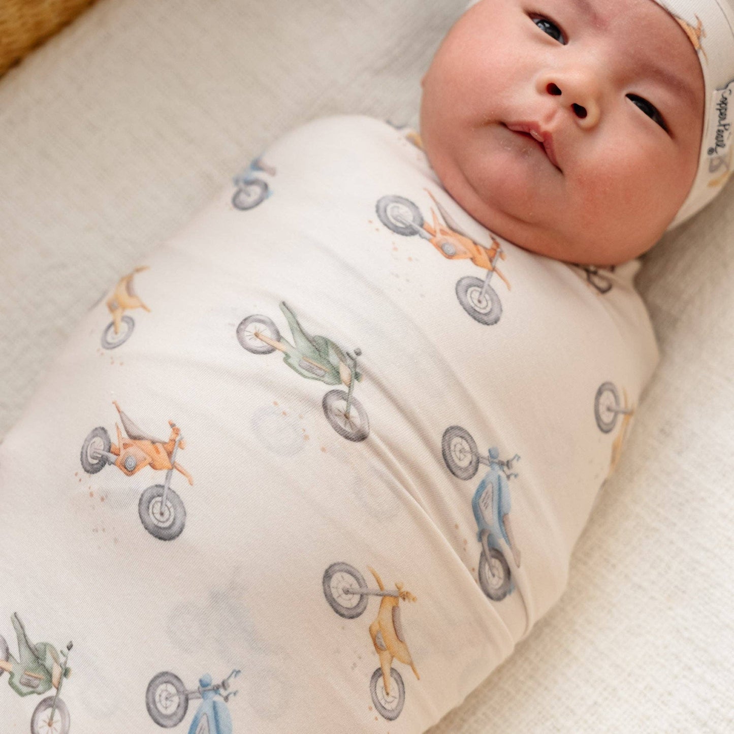 Copper Pearl - Knit Swaddle Blanket - Ryder
