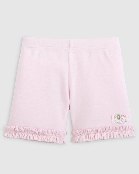 Posh Pickle - Oopsie Daisy Knit Undershorts with Ruffle: Light Pink