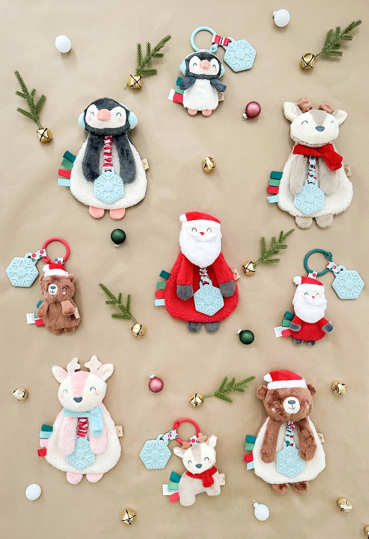 Itzy Ritzy - Holiday Itzy Pal™ Plush + Teether: Santa