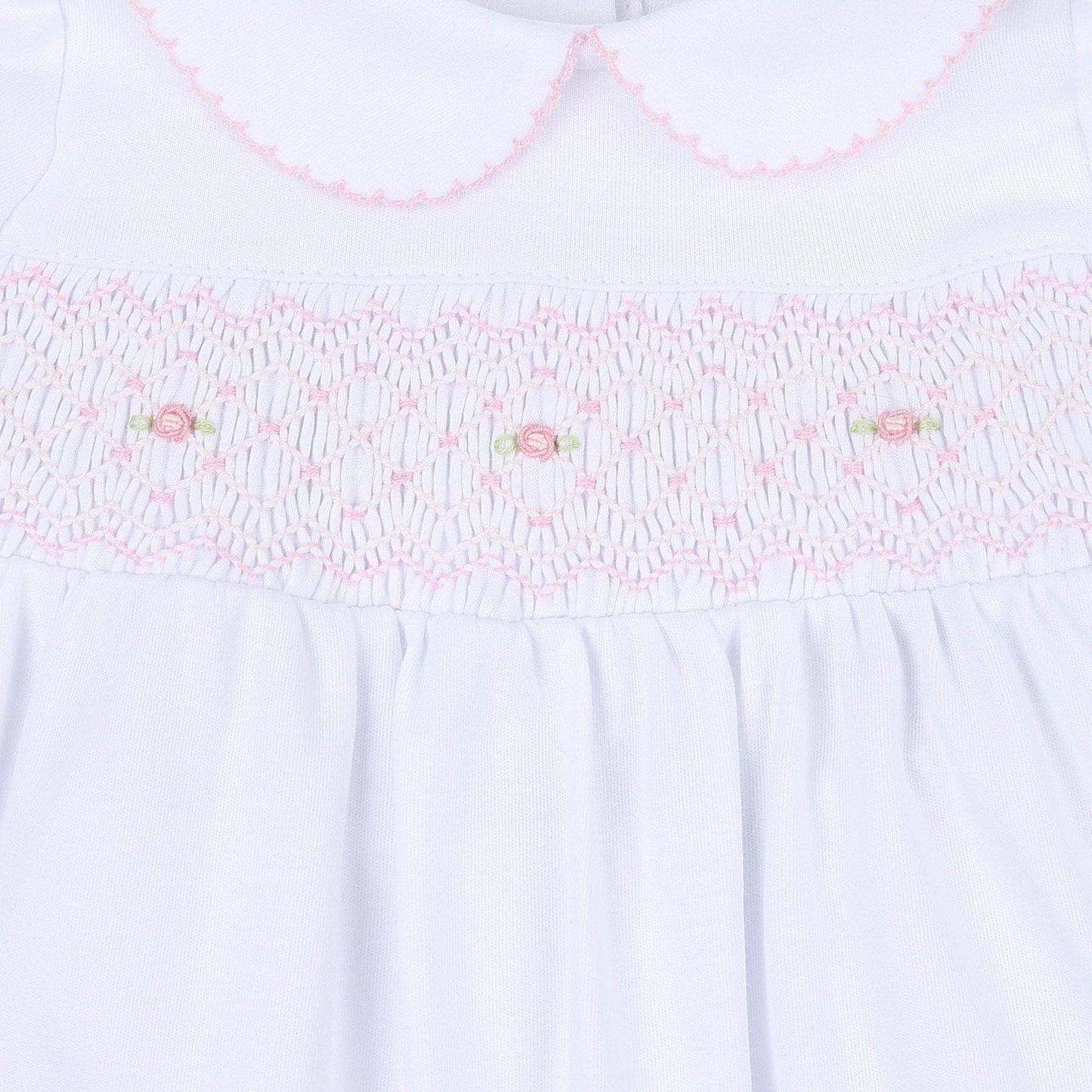 Magnolia Baby - Lilly & Lucas Smocked Pant Set - Pink: Newborn