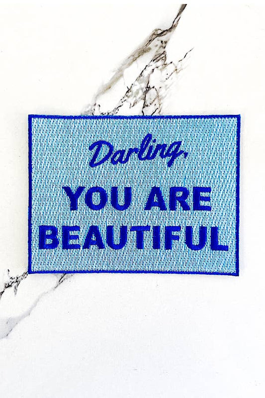 Nash Grey-"You Are Beautiful"-Iron on  Patch