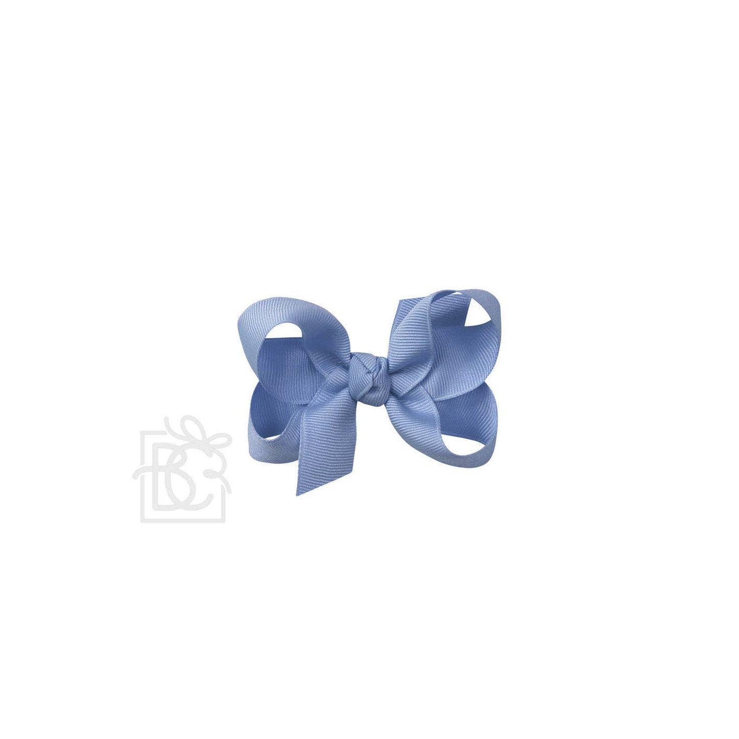 Beyond Creations, LLC - SIGNATURE GROSGRAIN BOW ON CLIP: 3.5" Medium - 7/8" Ribbon on Alligator Clip / BLUEBIRD